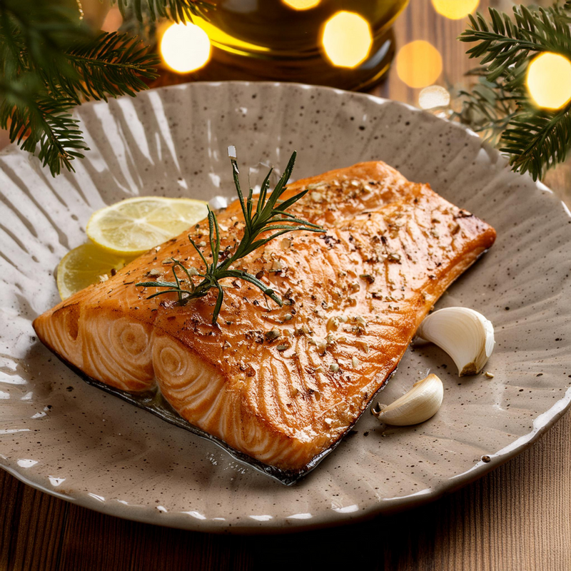 Zesty Baked Arctic Char with Rosemary and Garlic