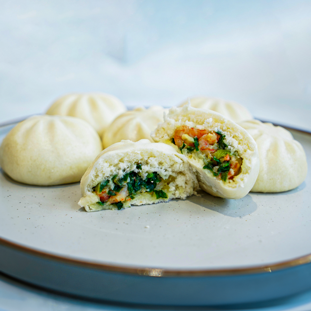 Shrimp & Chive Bao Buns - 10 buns