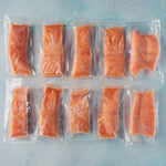 Skinless Salmon Steaks Case