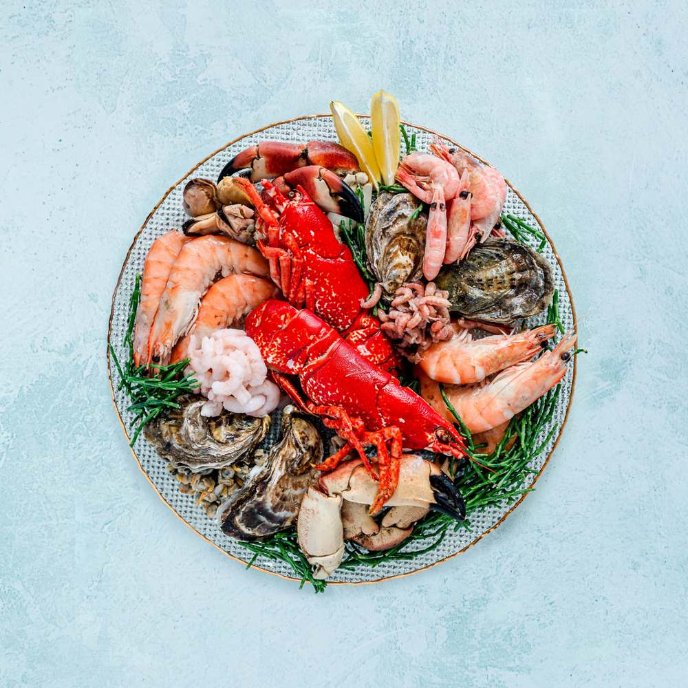 Plat des fruits de mer - Cooked Shellfish platter