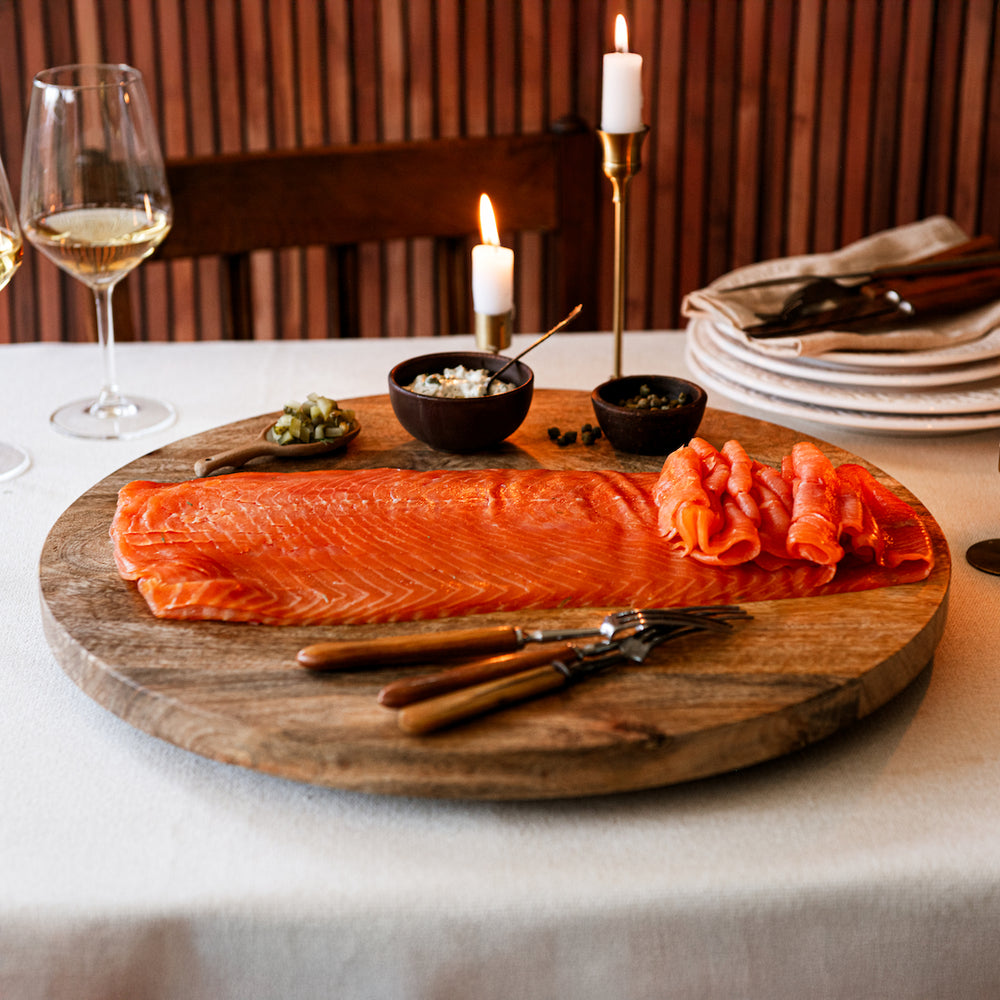 Smoked Salmon Side - 1kg long sliced