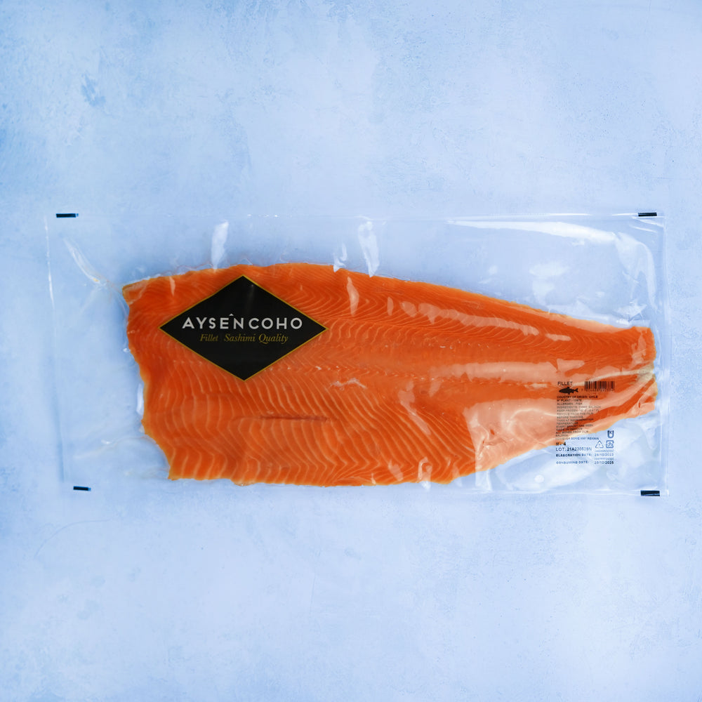 Whole Coho Salmon Fillet - Skin On