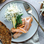 Hot smoked trout fillets